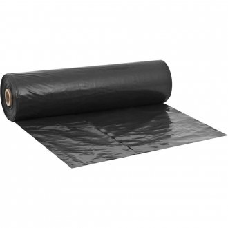 Lona pl�stica preta, 10 m x 50 m, 75 kg, LONAX