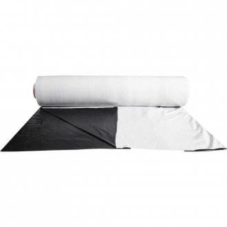 Filme pl�stico preto e branco para solo, agromulching, 1,6 m x 500 m, 21 kg, PAAGMULC00035AA AGROPLAS