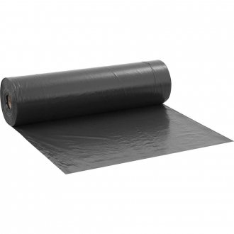 Lona pl�stica preta, 4 m x 50 m, 24 kg, LONAX