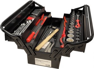 Caixa com ferramentas, 64 pe�as, Black Edition, R21602064 3301634 GEDORE RED