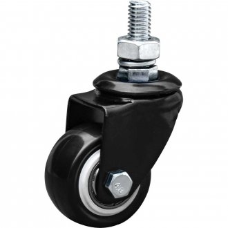 Rod�zio girat�rio leve s�rie black, base espiga, 1.5/8