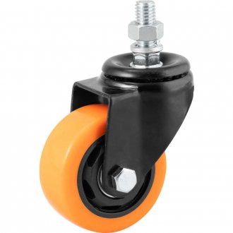Rod�zio girat�rio leve s�rie black, base espiga, 3