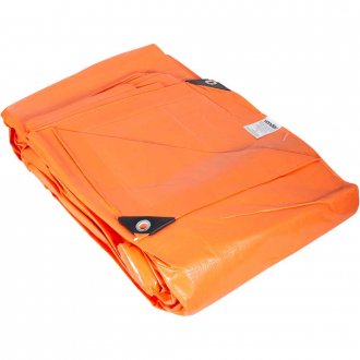 Lona refor�ada de polietileno laranja 12 m x 5 m, VONDER PLUS