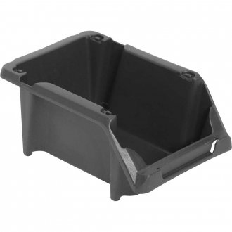 Gaveteiro pl�stico, n� 3, 8,0 cm x 10,4 cm x 17,6 cm, modelo pr�tico, preto, VONDER