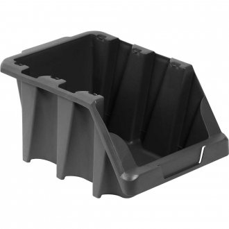 Gaveteiro pl�stico, n� 7, 18,0 cm x 22,0 cm x 34,0 cm,modelo pr�tico, preto, VONDER