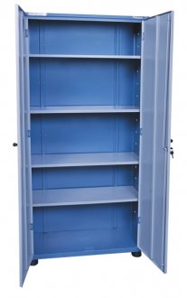 Arm�rio com portas de a�o, 4 prateleiras regul�veis, AM-71, MARCON