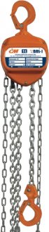 Talha manual, 3,0 toneladas (3,0 tf), eleva��o 5,0 m, CM
