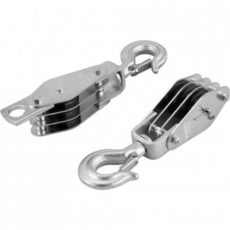 Moit�o/cadernal, 60 mm, com 3 roldanas, VONDER
