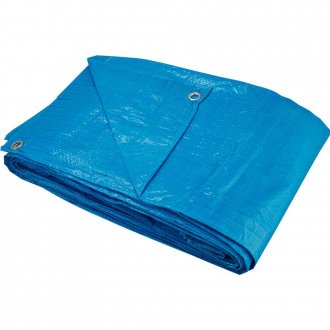 Lona de polietileno azul 8 m x 4 m, 100 micra, VONDER LEVE