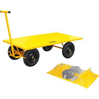 Carrinho plataforma met�lico, 800 kgf, desmontado, VONDER