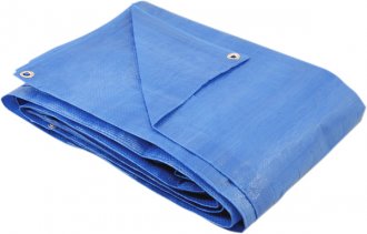Lona de polietileno azul 4 m x 3 m, NOVE54