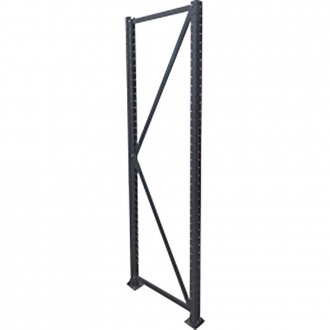 Coluna Lateral para mini porta-palete, 9 cm x 200 cm x 60 cm, em chapa de a�o, cinza, 40365 PRESTO
