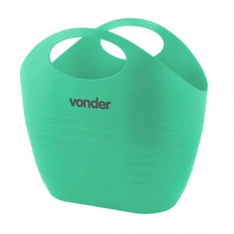 Bolsa pl�stica multiuso, 8,5 litros, verde, VONDER