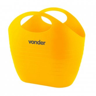 Bolsa pl�stica multiuso, 8,5 litros, amarela, VONDER