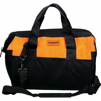 Bolsa em lona para ferramentas, 41 cm x 28 cm x 23 cm, capacidade 30 kg, 3370141, ROBUST