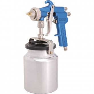 Pistola para pintura, com caneca em alum�nio, tipo suc��o, modelo 02, ARPREX