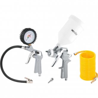 Jogo de acess�rios para compressor, com 4 pe�as, ACV 400, VONDER