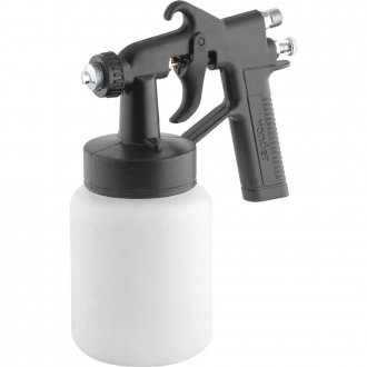 Pistola para pintura, com caneca pl�stica, ar direto, PDV 90, VONDER