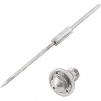 Jogo de agulha e bico de 1,8 mm, n�cleo da mola e guia da agulha para pistola de pintura modelo PSV 100, VONDER