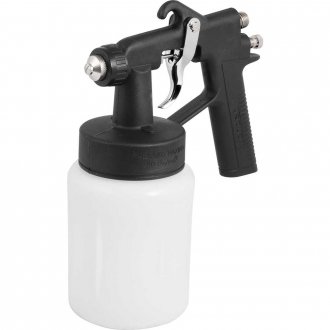 Pistola para pintura, com caneca pl�stica, ar direto, PPV 90, VONDER