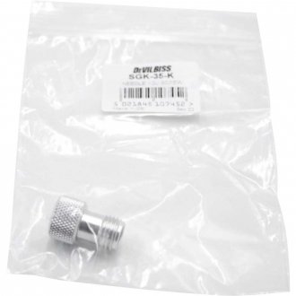 Bot�o de ajuste de fluido, SGK-0035, DEVILBISS