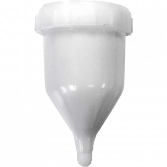 Caneca pl�stica 125 ml para pistola de pintura tipo Gravidade SLG-530RT, SLG-532, DEVILBISS