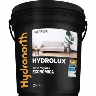 Tinta acr�lica fosca, cor cr�mio, 15 litros, Hydrolux HYDRONORTH