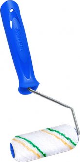 Rolo de l� sint�tica para pintura, 9 cm, com suporte, antirrespingo, 1375-090 TIGRE