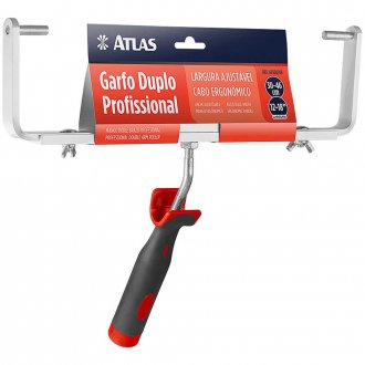 Suporte duplo para rolo de pintura 30 cm a 46 cm, AT360/46, ATLAS