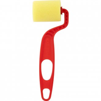 Rolo de espuma para pintura, 5 cm, com suporte pl�stico, 606/5, ATLAS