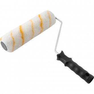 Rolo de l� para pintura, antirrespingo econ�mico, 23 cm, com suporte, 8095, VONDER