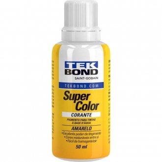 Corante l�quido para tinta a base d'�gua, amarelo, 50 ml, TEKBOND