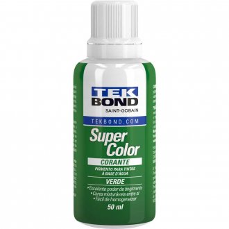 Corante l�quido para tinta a base d'�gua, verde, 50 ml, TEKBOND