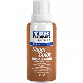 Corante l�quido para tinta a base d'�gua, ocre, 50 ml, TEKBOND