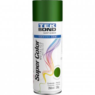 Tinta spray verde met�lico, 350 ml, TEKBOND