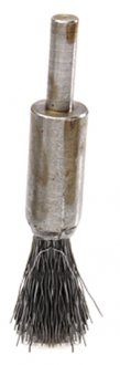Escova pincel a�o ondulado 16,0 mm, haste 6,0 mm, F. 030, ABRASFER