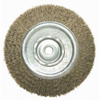 Escova circular a�o latonado 150 x 19 x 13, F.0,40 mm, ABRASFER