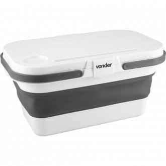 Cesto dobr�vel com al�as, 16 litros, VONDER