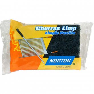 Esponja de limpeza, 87 mm x 125 mm, Churras Limp, 66261184942, NORTON