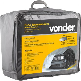 Capa imperme�vel para carro, tamanho G, VONDER