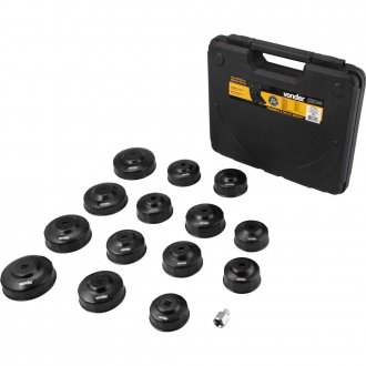 Saca-filtro de �leo de motor com 15 pe�as VONDER