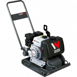 Placa compactadora vibrat�ria, a gasolina, 5,9 hp, MP15, 5100054291 WACKER