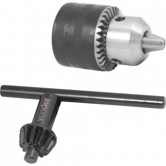 Mandril com chave, 1,5 mm - 13 mm, 3/8
