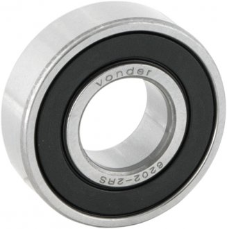 Rolamento r�gido de esfera, 6202-2RS, VONDER