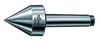 Contra-ponta rotativa para tubos CM2 TP627, 010613, R�HM
