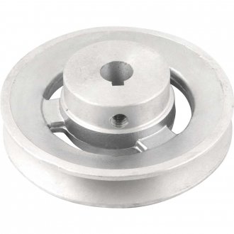Polia de alum�nio 1 canal, perfil A, 100 mm com furo de 14 mm, VONDER
