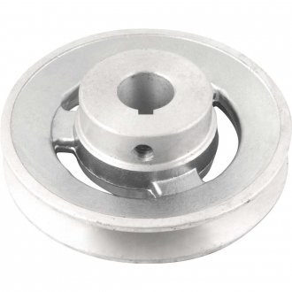 Polia de alum�nio 1 canal, perfil A, 100 mm com furo de 19 mm, VONDER