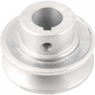 Polia de alum�nio 1 canal, perfil A, 60 mm com furo de 3/4