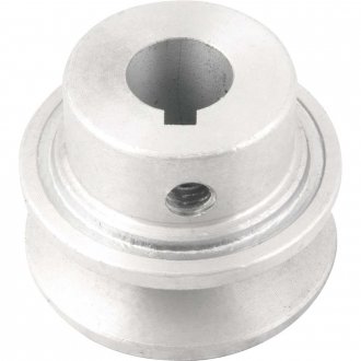 Polia de alum�nio 1 canal, perfil A, 50 mm com furo de 5/8