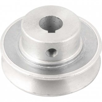 Polia de alum�nio 1 canal, perfil A, 70 mm com furo de 5/8